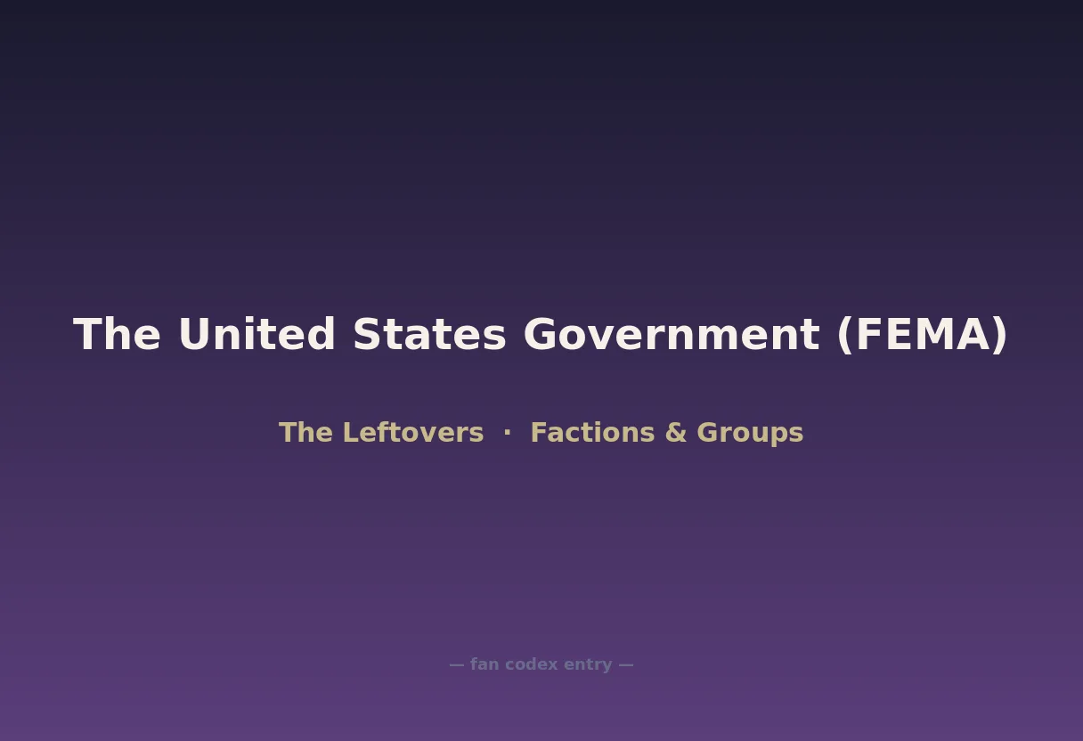 The United States Government (FEMA)