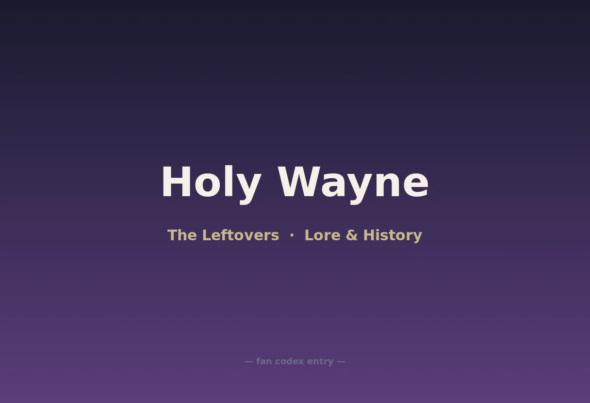 Holy Wayne