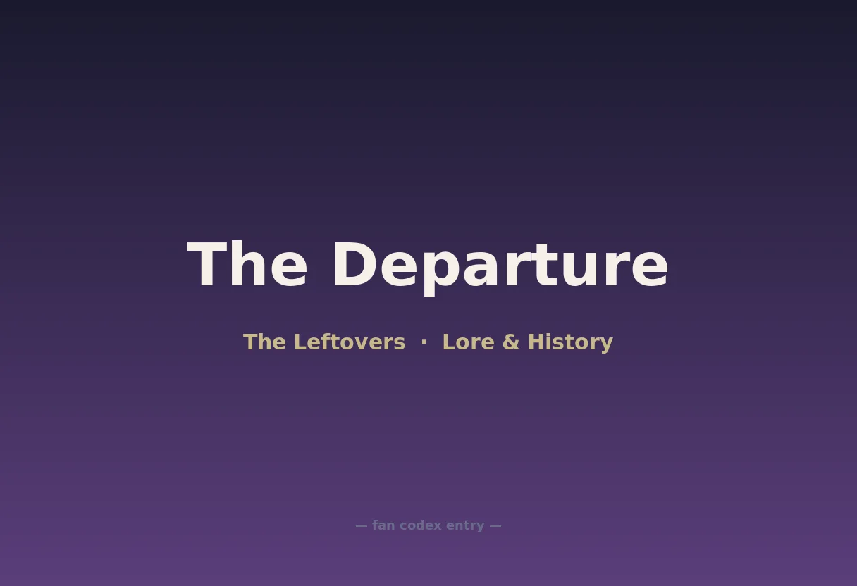 The Departure