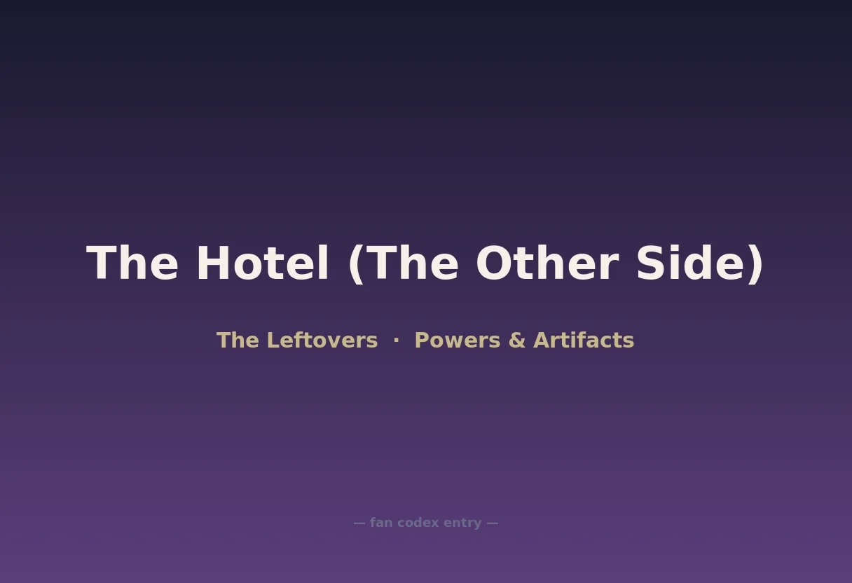 The Hotel (The Other Side)