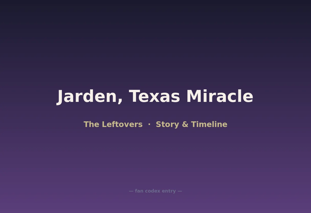 Jarden, Texas Miracle