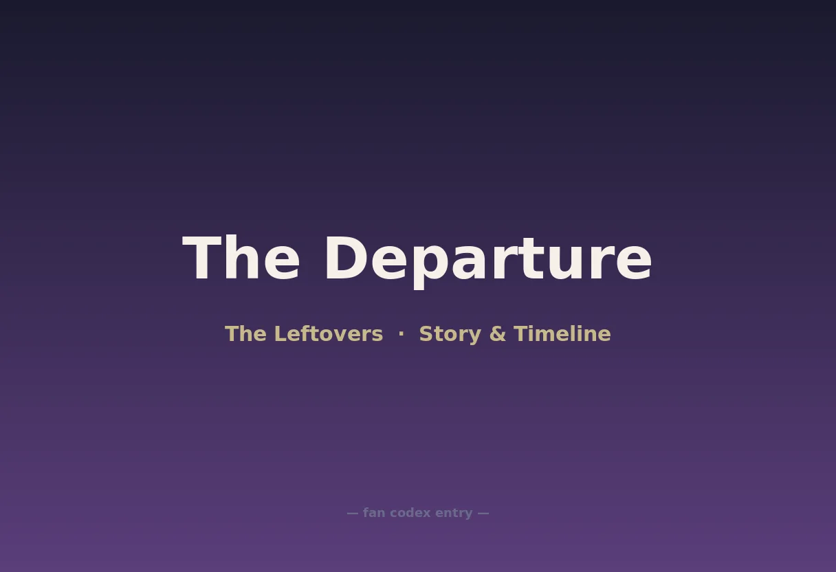 The Departure